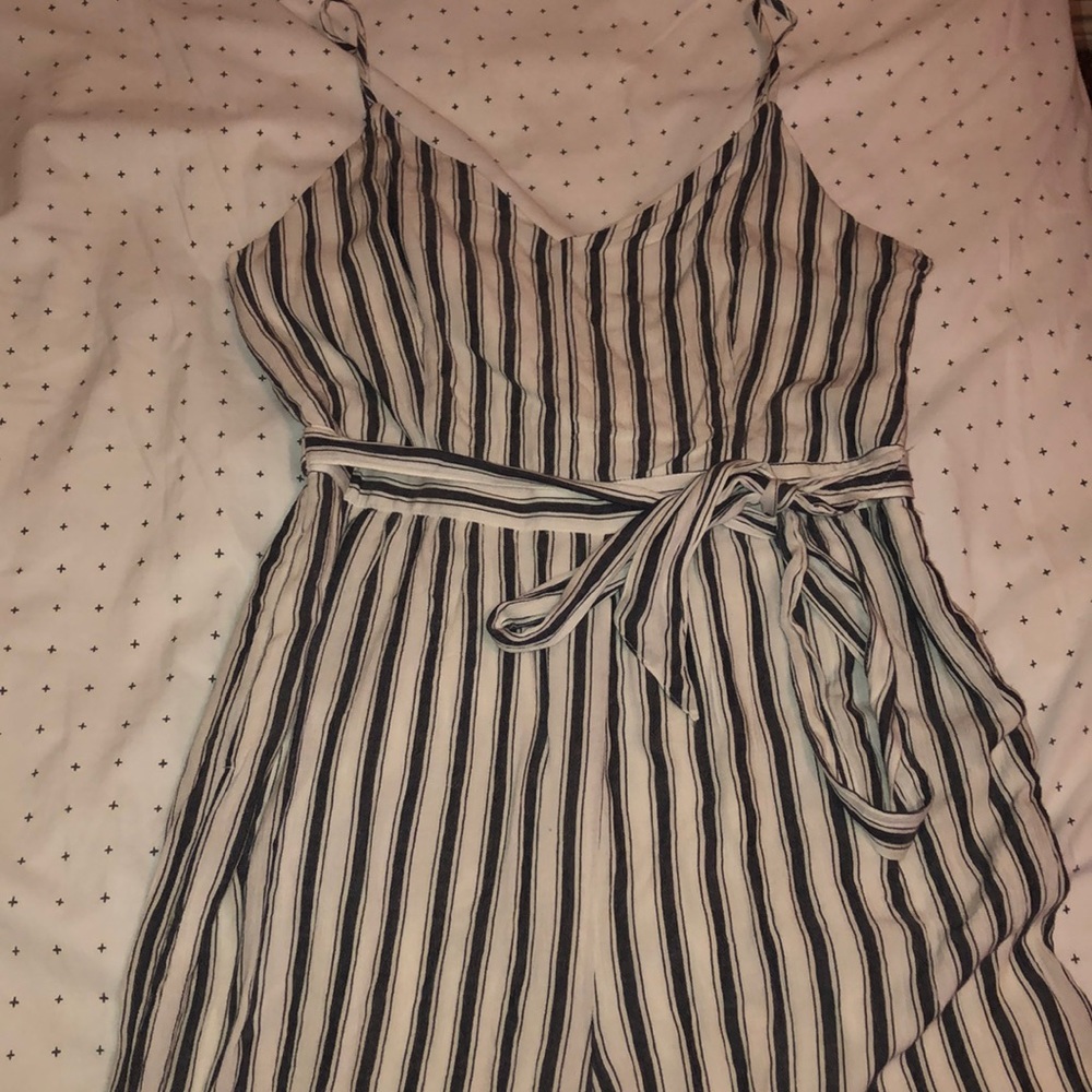 Striped jumpsuit